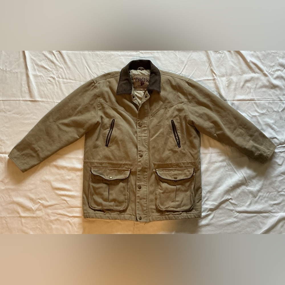 Madison Creek Leather Jacket Lg Great Shape